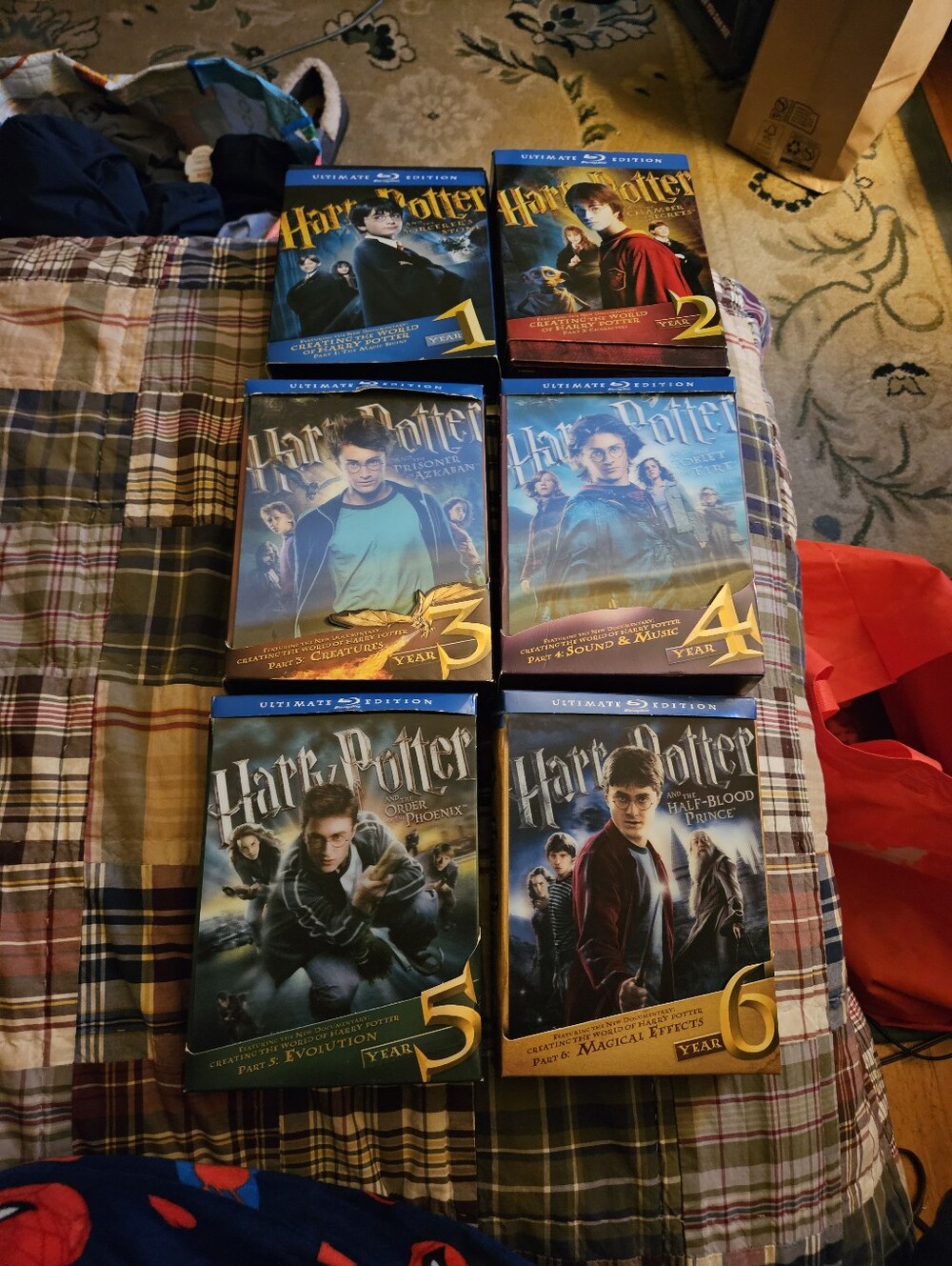 Harry Potter Ultimate Edition Blue Ray Collection Years 1 - 6 - Very Good Condit